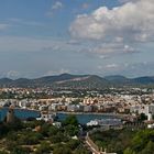 Ibiza Stadt - Dalt Vila - Ausblick auf die Stadt und den Strand