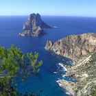 Ibiza, Vista al Vedra desde Puig Llentrissa