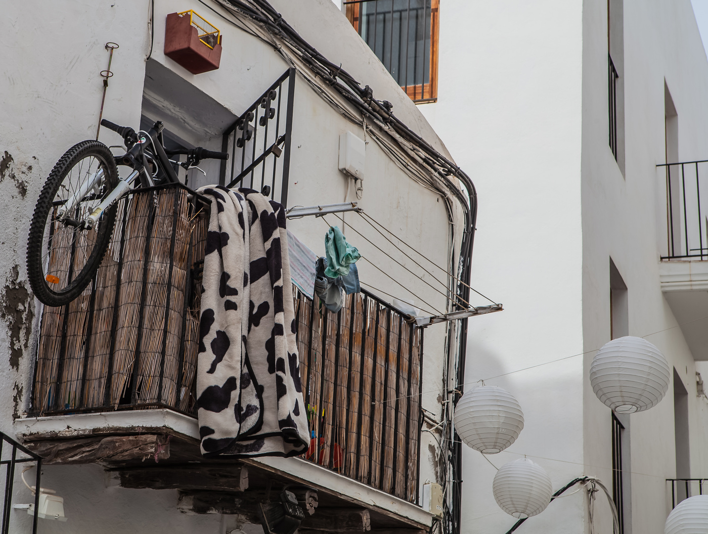 Ibizenkischer Balkon Kultur 