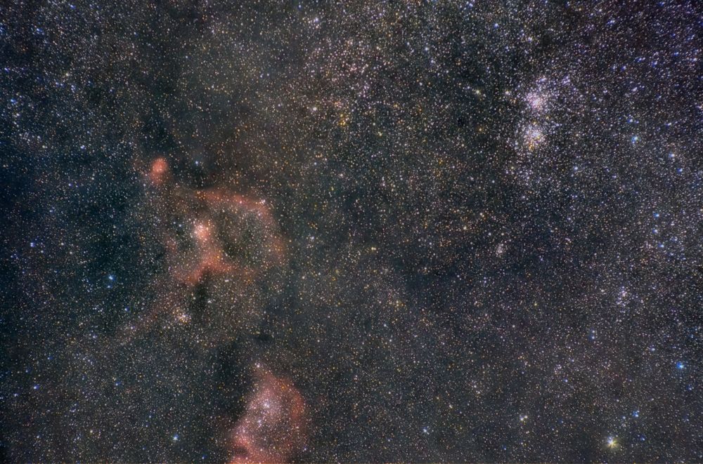 IC 1805 - H/Chi Widefield