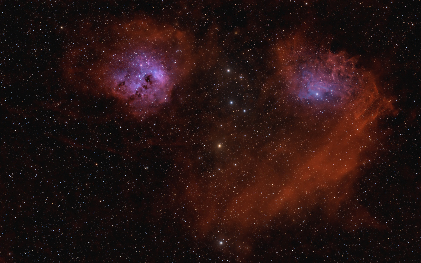 IC 405 und IC 410