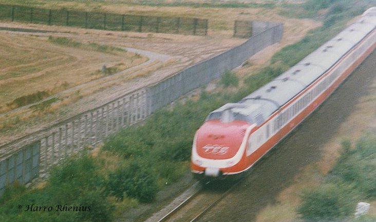 IC "Max Liebermann" im September 1990 auf der Fahrt nach Berlin.