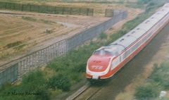 IC "Max Liebermann" im September 1990 auf der Fahrt nach Berlin.