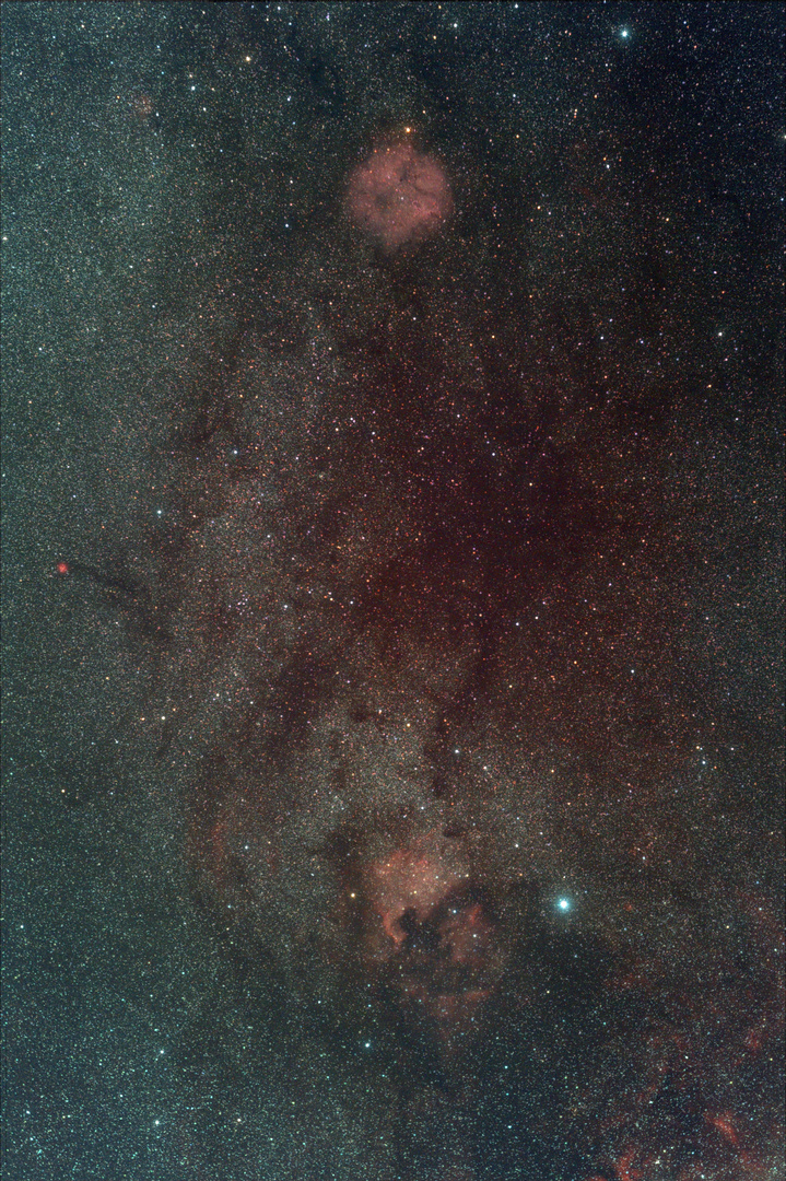 IC1396 NGC7000  - Widefield @ 50 mm