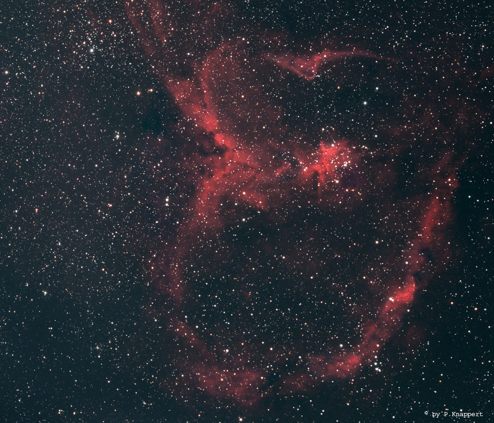 IC1805 und Melotte 15 im Sternbild Cassiopeia