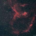 IC1805 und Melotte 15 im Sternbild Cassiopeia