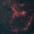 IC1805 und Melotte 15 im Sternbild Cassiopeia