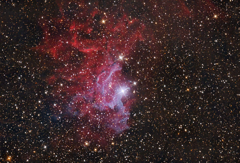 IC405 - Flaming Star Nebel