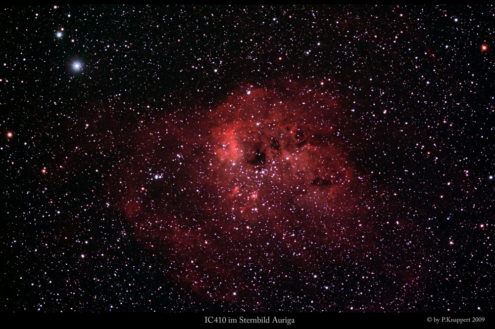 IC410 Emissionsnebel am Winterhimmel