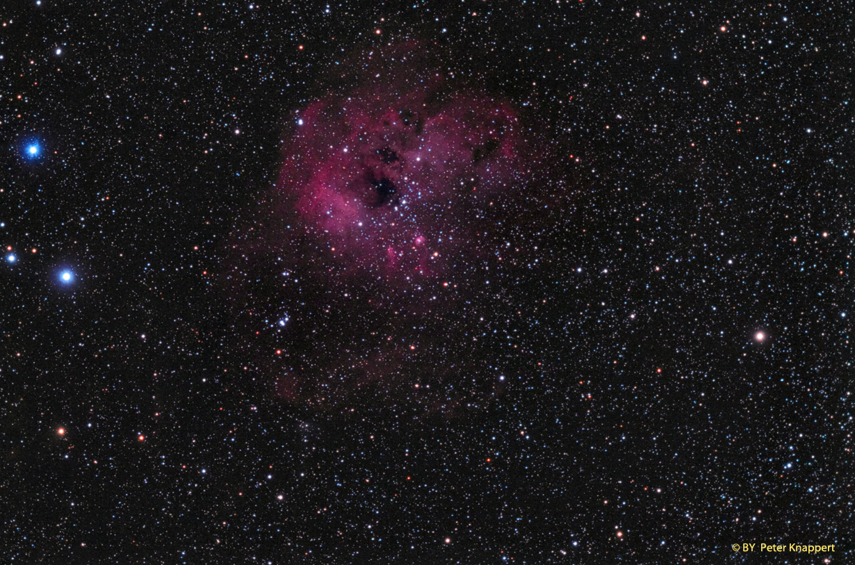 IC410 - Emssionsnebel im Sternbild Auriga