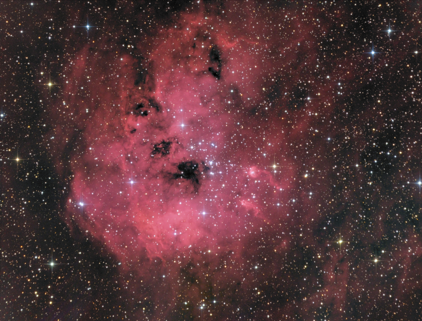 IC410 im Sternbild Fuhrmann