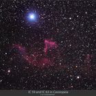 IC59 und IC63 im Sternbild Cassiopeia