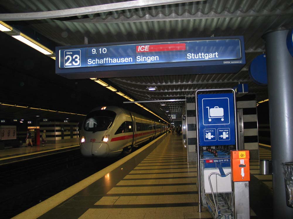 ICE 184 in Zürich Hbf