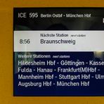 ICE 595: Nächster Halt ...