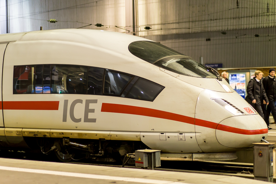 ICE am Hauptbahnhof München