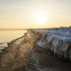 Ice at Baltic coast