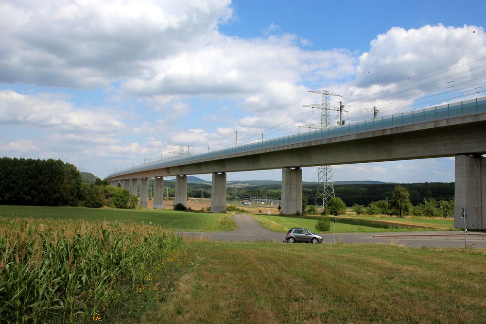 ICE-Brücke bei Ilmenau