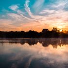 ICE-Brücke bei Sonnenaufgang