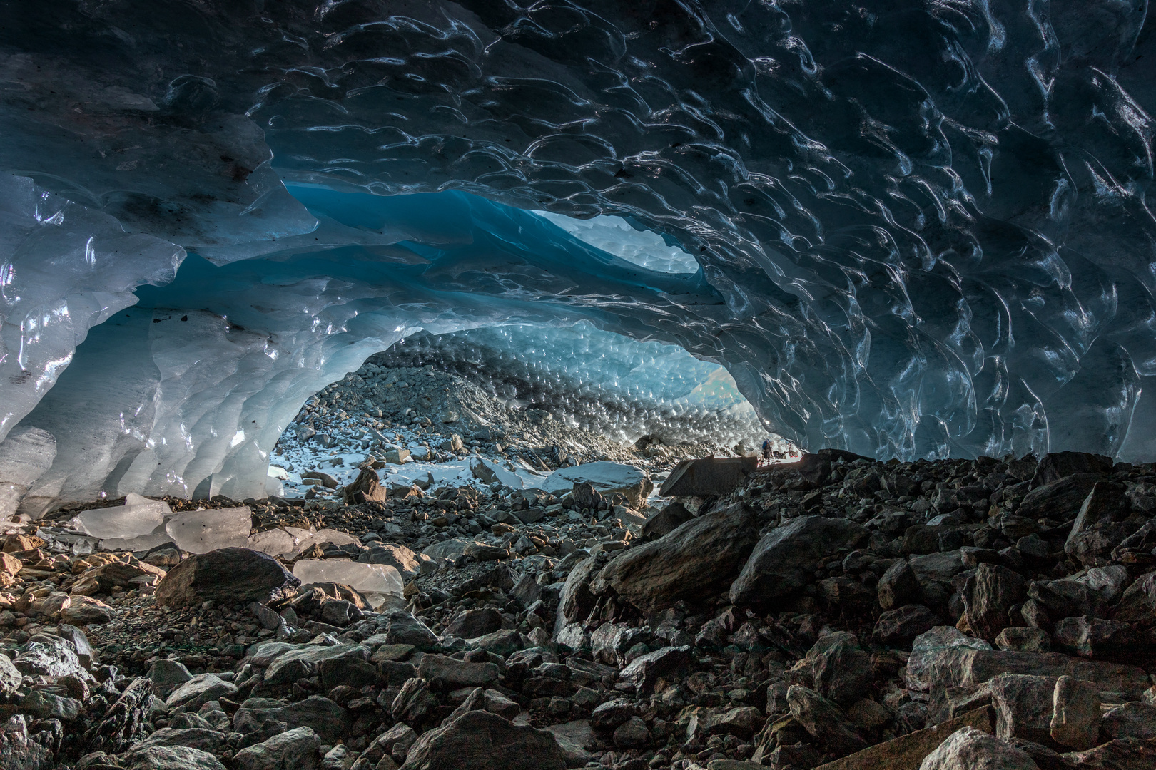 Ice Cave Roseg Glacier