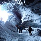 Ice cave Svinafellsjökull, Iceland 