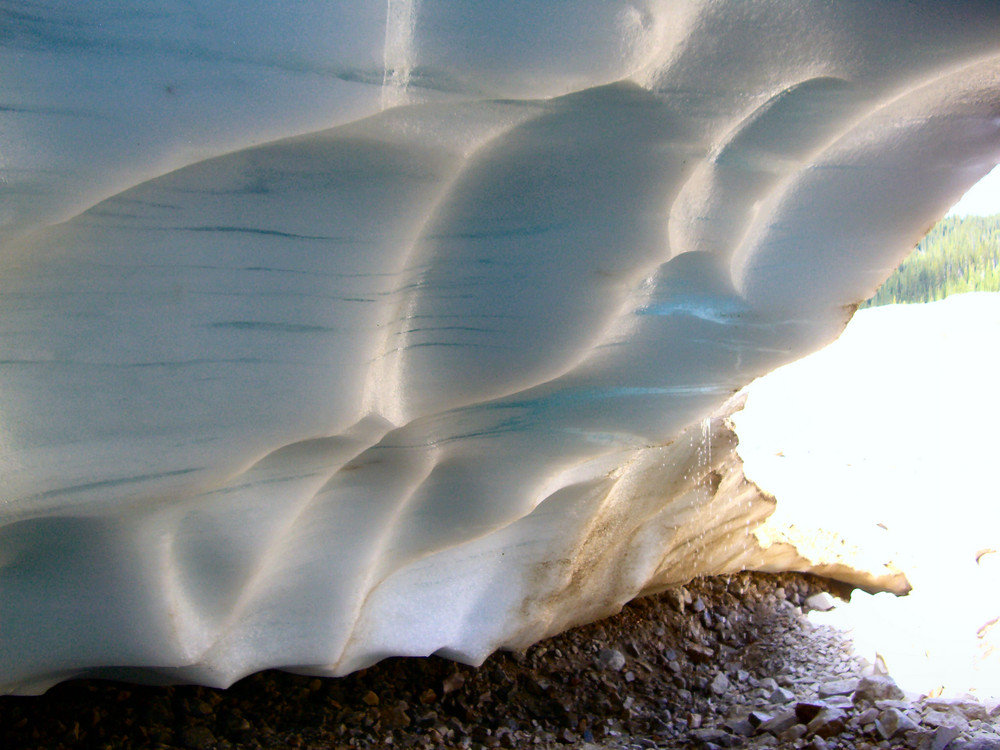 Ice Cave-View to the outside.