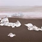 ice crystals at the beach