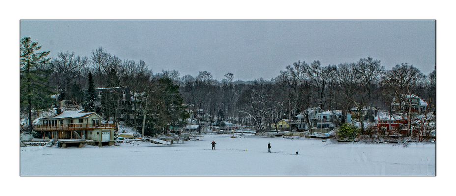 Ice Fishing on Cranberry Lake