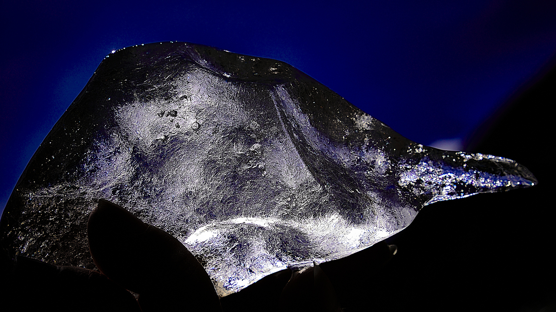 Ice from the Nigardsbreen glacier - Norway