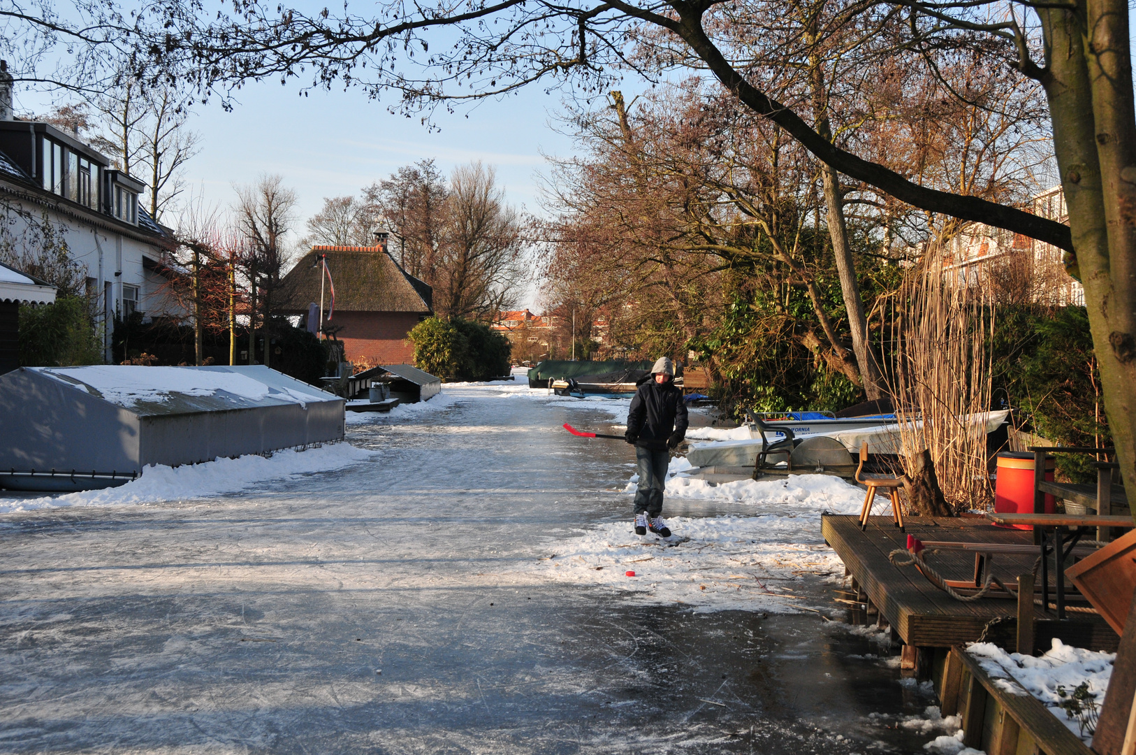 Ice fun in Rotterdam