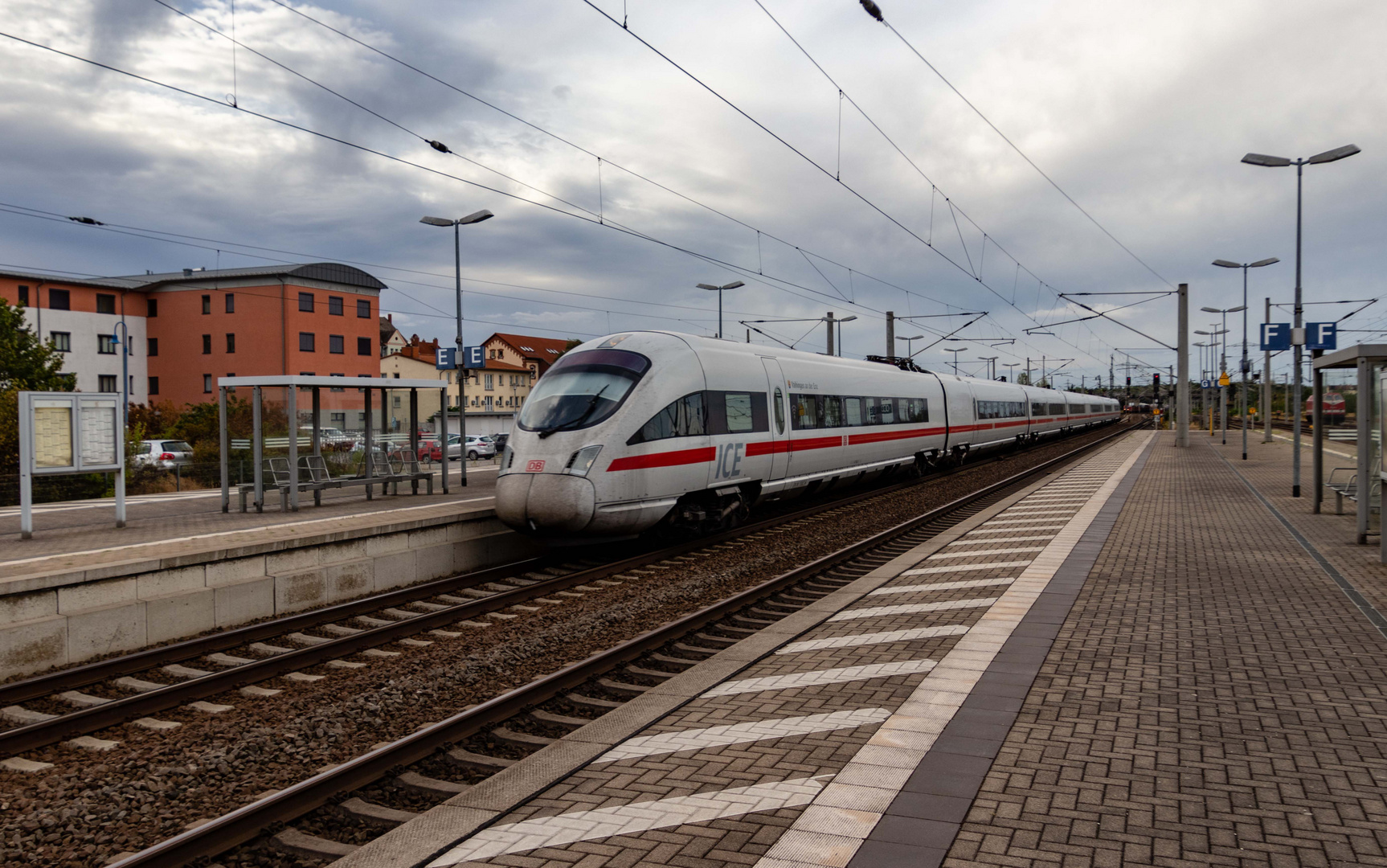 ICE Halt in Bitterfeld