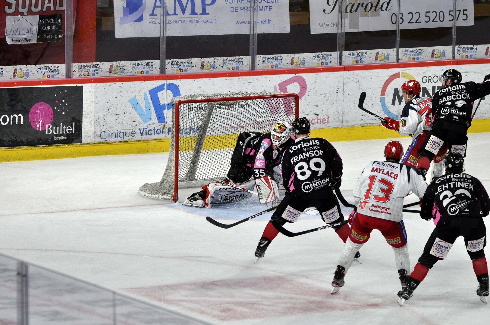 ice hockey ' match au coliseum d'amiens (80) 