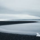 ice on black sand III