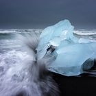 ice on the beach