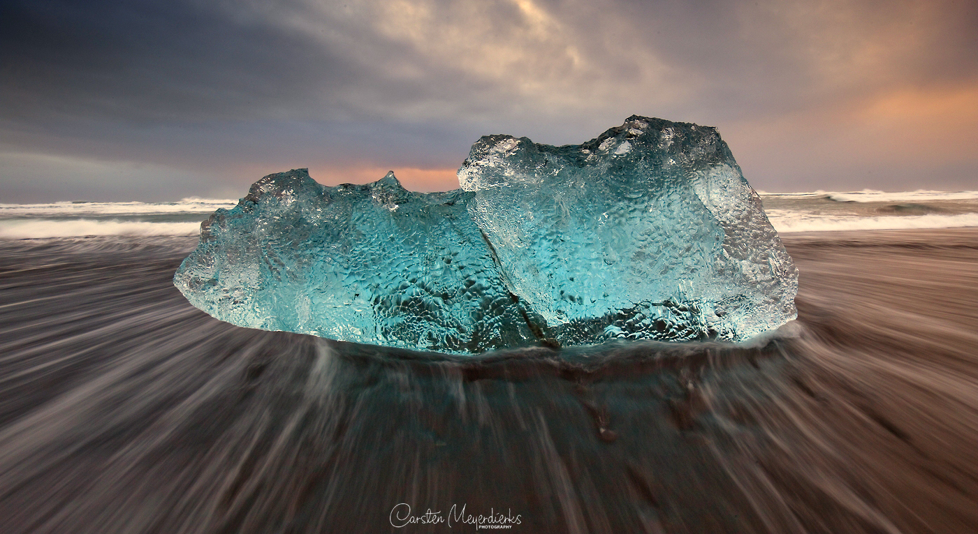 Ice On The Beach