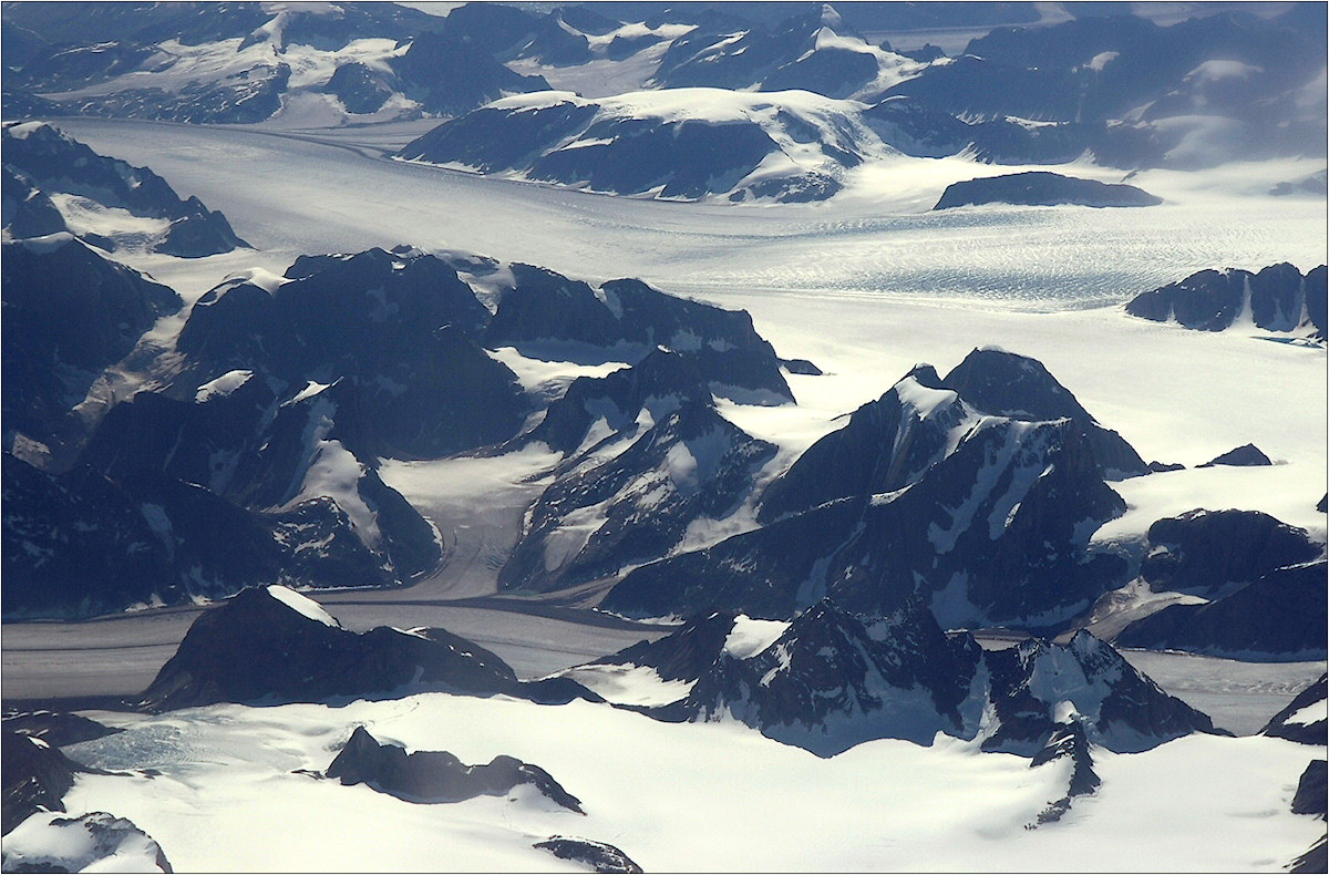 Ice rivers of Greenland