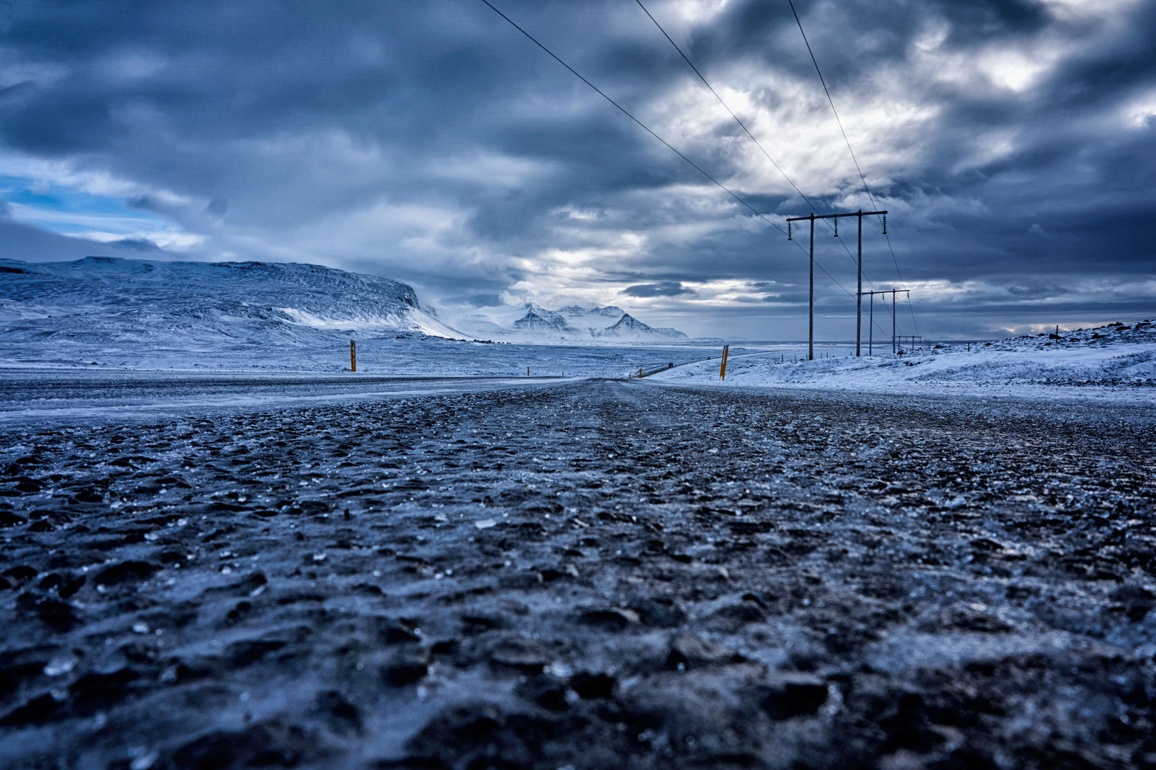 Ice Road at Iceland