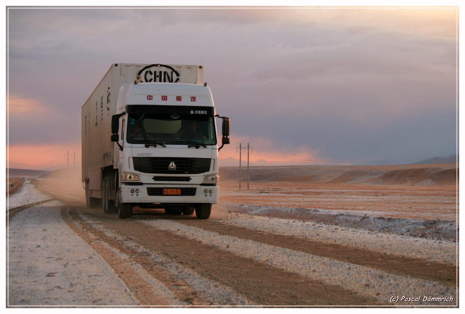 "Ice Road Trucker" im Tian Shan