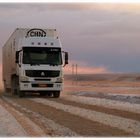 "Ice Road Trucker" im Tian Shan