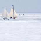 Ice sailing in Holland