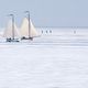 Ice sailing in Holland