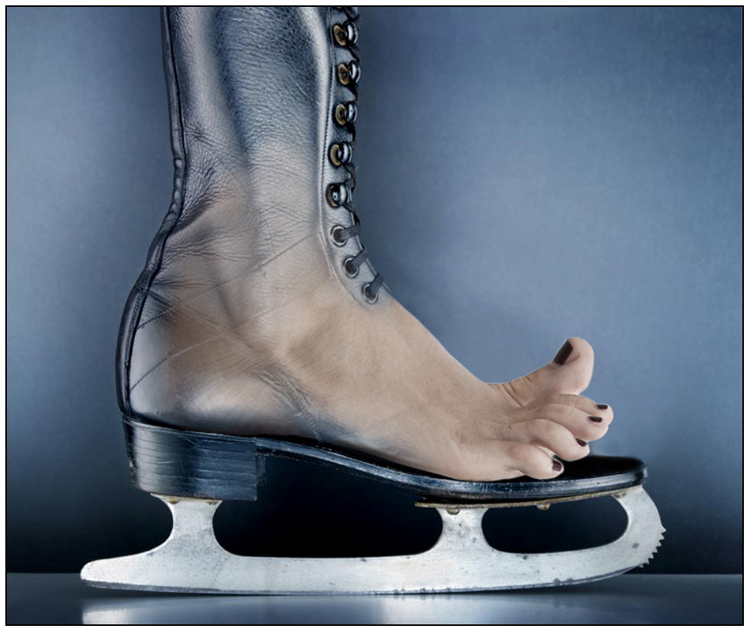 Ice shoe Foto & Bild fotomontage, composing , digiart Bilder auf