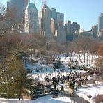 Ice skating in Central Park