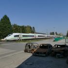 ICE Velaro in Bürstadt Bobstadt