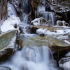 Ice waterfall