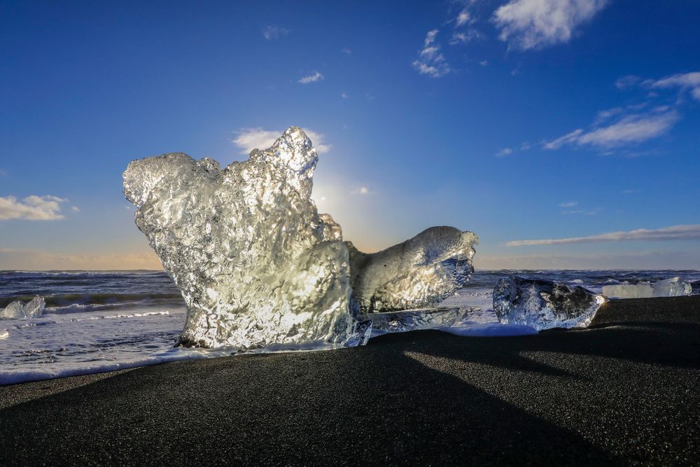 iceberg da spiaggia