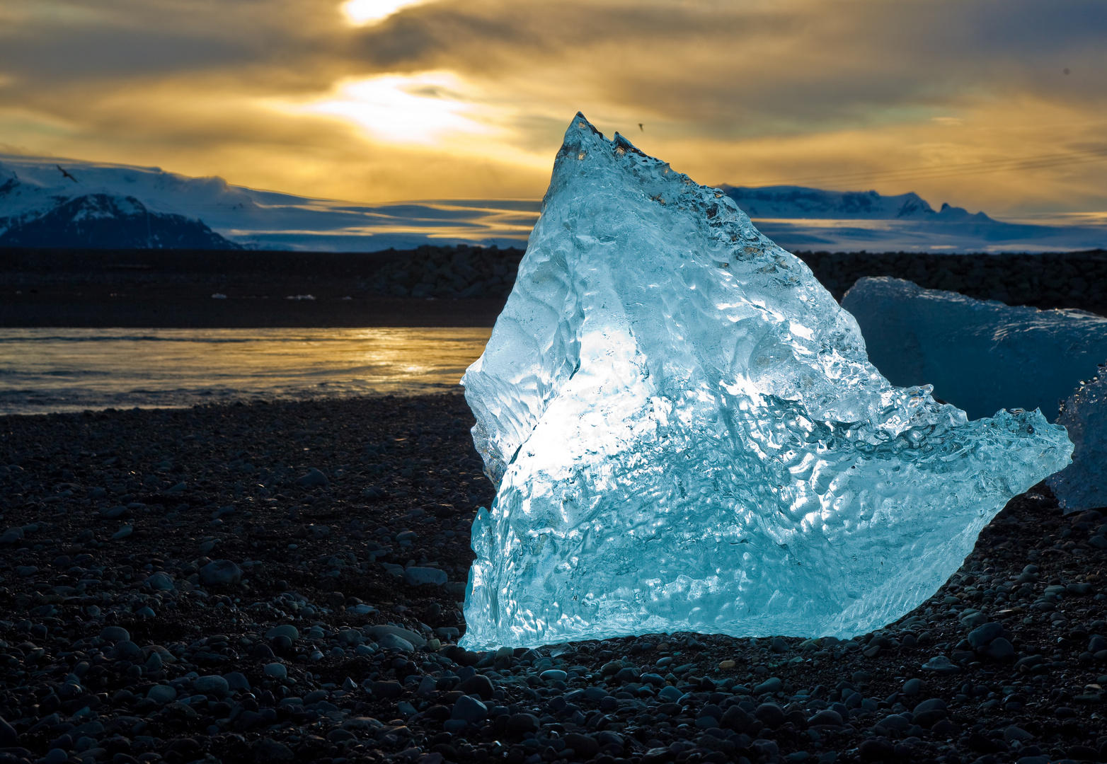 Icecube at Jökull Sarlon, Iceland