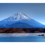 Iced Lake & Mt.Fuji