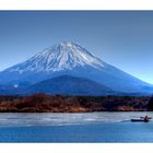 Iced Lake & Mt.Fuji