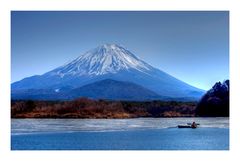 Iced Lake & Mt.Fuji