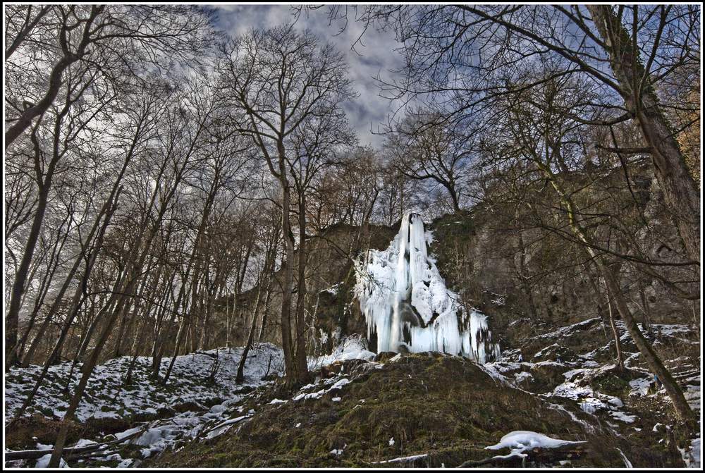 Icefall in Bad Urach